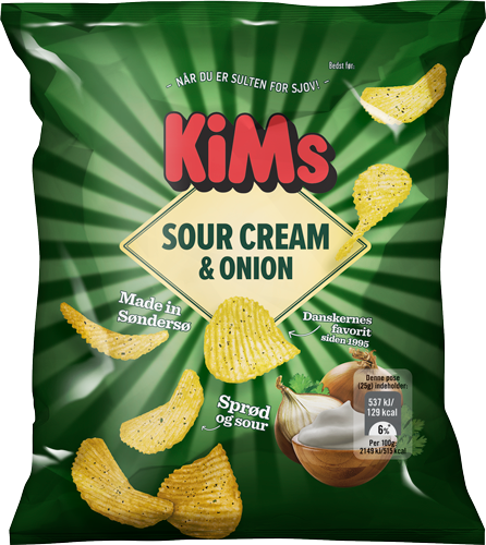 Kims sour cream & onion chips